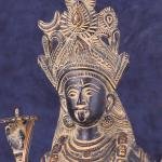 Pure Brass Vintage Kali Dashbhuja Idol | 10.5" Sacred Art | 2kg Ten-Armed Masterpiece | Divine Mother Energy | Jaipurio